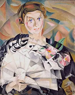 Avant Garde Prints: Alice Bailly - Women with a Fan - 1913