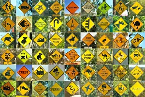 Koala Prints: All the famous Australian traffic signs