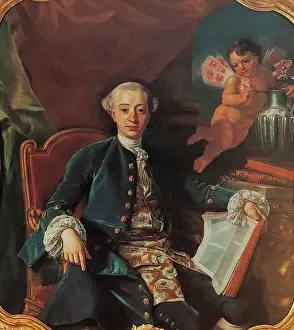 Alleged portrait of Giacomo Casanova by Anton Raphael Mengs Casanova to 35 Years 1760