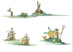 Voyages Prints: Allegorical Sea Images