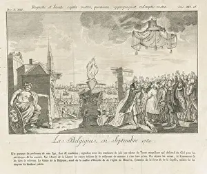 Districts Prints: Allegory of the Brabant Revolution, 1789, Anonymous, 1789