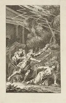 Allegory on the elaboration of superstition and hypocrisy the personifications of Nature