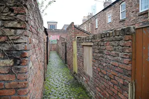 Longest Prints: The back alley on the set of Coronation Stree at the ITV Granada Studios
