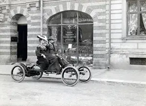 Motoring Prints: Allvelo car, Landskrona, Sweden, 1904