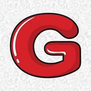 Rebellion Prints: Alphabet Capital Letter G, Alphabet Letter Design