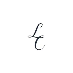 Illustrator Prints: Alphabet letters Initials Monogram logo CL, LC, L and C