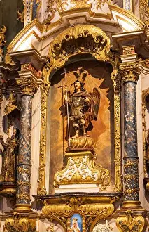 Archangel Prints: Altar of St. Michael the Archangel in the Cathedral of Our Lady of the Assumption