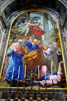 Faith Prints: Altar of St Peter also known as the Altar of the Lie in St Peter's Basilica