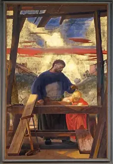 Faith Prints: Altarpiece of saint Joseph the Worker