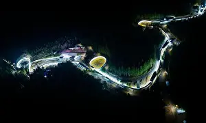 Aerial Photo Prints: Altenberg luge and bobsleigh track, Altenberg, Saxony, Germany
