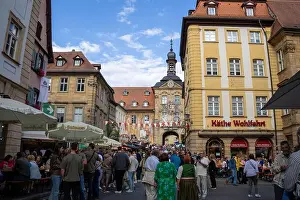 Travel Europe Prints: Altes Rathaus in Bamberg, Bavaria
