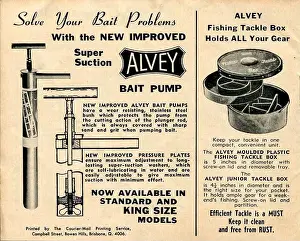Ephemera Prints: Alvey Reels is an Australian fishing equipment company that opened in 1920 and continues to operate from Brisbane today