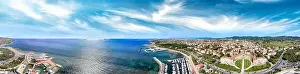 Livorno Prints: Amazing aerial view of Livorno and Lungomare