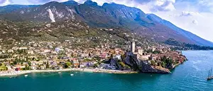 Lago Di Garda Prints: Amazing italian lake scenery - beautiful Lago di Garda