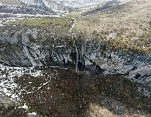 Balkan Mountains Prints: Amazing panorama of Vrachanska Skaklya -The highest waterfall in the Balkans near town of Vratsa