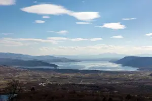 Holiday Lake Prints: Amazing scenery by the lake Vegoritida, in Florina, Greece
