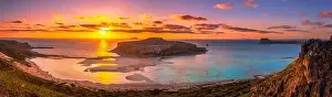 Amazing view of Balos Lagoon with magical turquoise waters