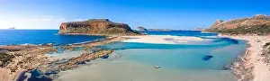 Amazing view of Balos Lagoon with magical turquoise waters