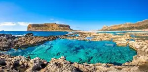 Mpalos Prints: Amazing view of Balos Lagoon with magical turquoise waters