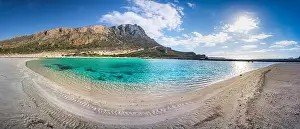 Amazing view of Balos Lagoon with magical turquoise waters
