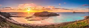 Amazing view of Balos Lagoon with magical turquoise waters