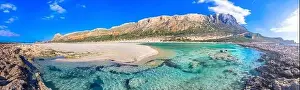 Amazing view of Balos Lagoon with magical turquoise waters
