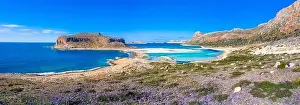 Amazing view of Balos Lagoon with magical turquoise waters