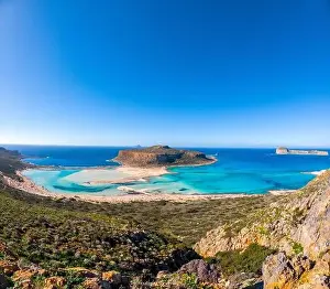 Amazing view of Balos Lagoon with magical turquoise waters