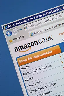 amazon UK online shopping web page