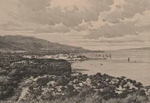 Maluku Prints: Amboyna (Ambon Island) Maluku, Indonesia. East Indies 1885 old antique print