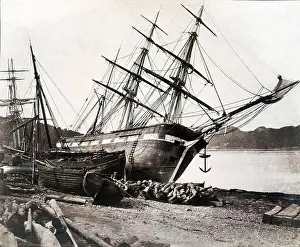 American Barque "Jane Tudor, " Conway Bay ca. 1855 by David Johnson