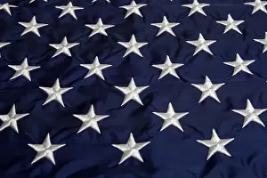 4th Of July Prints: American, flag background consisting of the blue field and stars only