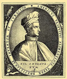 Mann Prints: Amerigo Vespucci (born March 9)