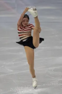 Olympic Games Prints: Ami Nakai (JPN) competing at the Figure Skating Womens Short Skating