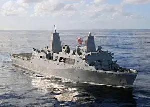 Vessel Prints: Amphibious transport dock ship USS San Antonio (LPD 17) U.S. Navy