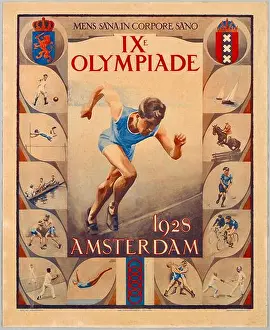 Vintage Poster Prints: Amserdam - 1928 - Vintage Olympic Poster