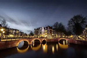 Blue Hour Prints: One of Amsterdam's most iconic views