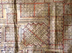 Undergarment Prints: Amulet shirt - a Burmese Lan Na amuletic shirt