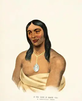 Tribes Prints: ANACAMEGISHCA A Chippeway (Ojibwe)