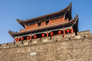 Relics Prints: Ancient city wall of Jingzhou City, Hubei Province