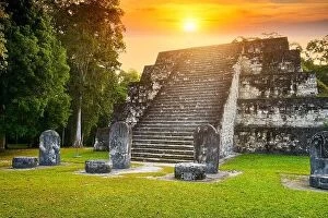 Images Dated 29th February 2016: Ancient Maya Ruins, Tikal National Park, Guatemala