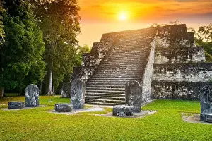Ancient Maya Ruins, Tikal National Park, Guatemala
