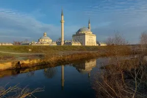 Edirne City Prints: Ancient Ottoman hospital, nowadays housing Medical Museum