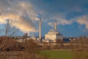 Edirne City Prints: Ancient Ottoman hospital, nowadays housing Medical Museum