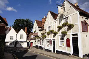 Essex Prints: The ancient watering hole of the Stockwell Arms West Stockwell Street in the Dutch Quarter Colchester Essex UK