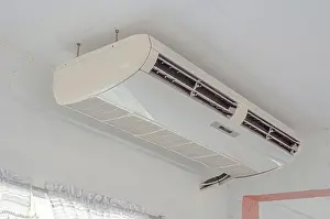 Gill Prints: Side Angle Of Indoor Unit Of A Split Air Conditioning System