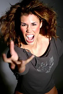 Annoyed Prints: Angry woman