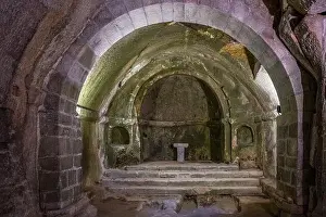 Ribeira Prints: Anthropomorphic graves, church of the monastery of San Pedro de Rocas