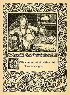 1904 Prints: Antique 1904 illustration from The Rubaiyat of Omar Khayyam