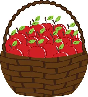 apple basket icon image vector illustration design